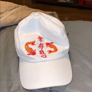 Asian writing dad Hat